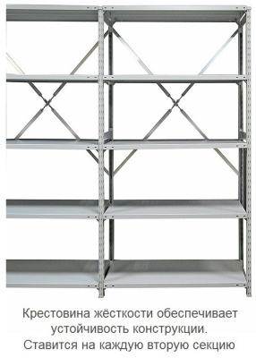 Стеллаж металлический ТСУ 1-150